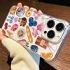Food Fruit Baguette Disco Clear Phone Cases For IPhone 16 15 14 13 12 11 Pro Max Plus 17 Air Transparent Cover INS Fundas