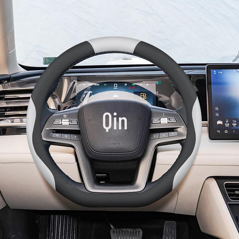 Steering Wheel Cover for BYD: Compatible with Qin L, Song PLUS, Han L, Tang L, Song Pro, Xia Yuan UP, Destroyer 05, and e7 models.