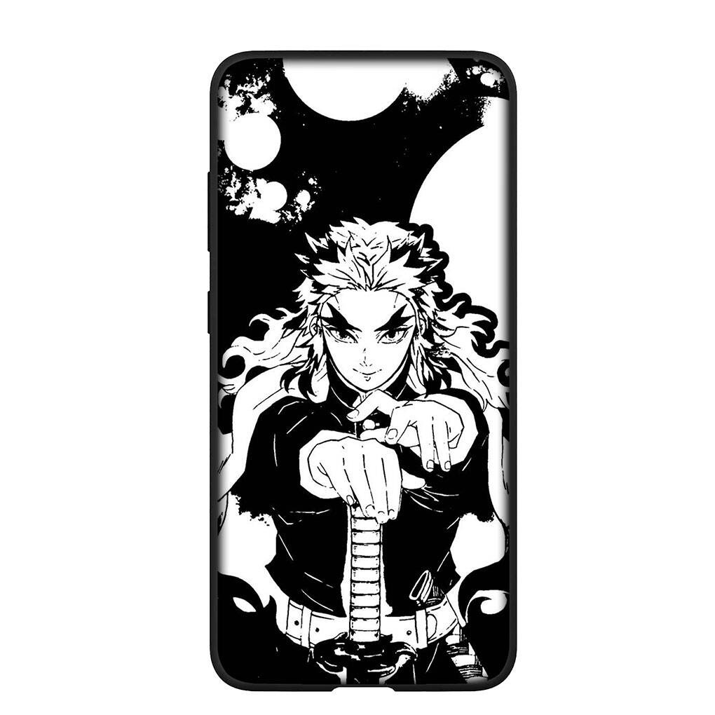 Phone Case for Samsung Galaxy S25 S23 S22 S24 Ultra FE S9 A05 A06 A15 A16 A36 A37 A35 A54 A55 A56 A57 A25 A26 A17 Demon Slayer Rengoku Kyoujurou Cover