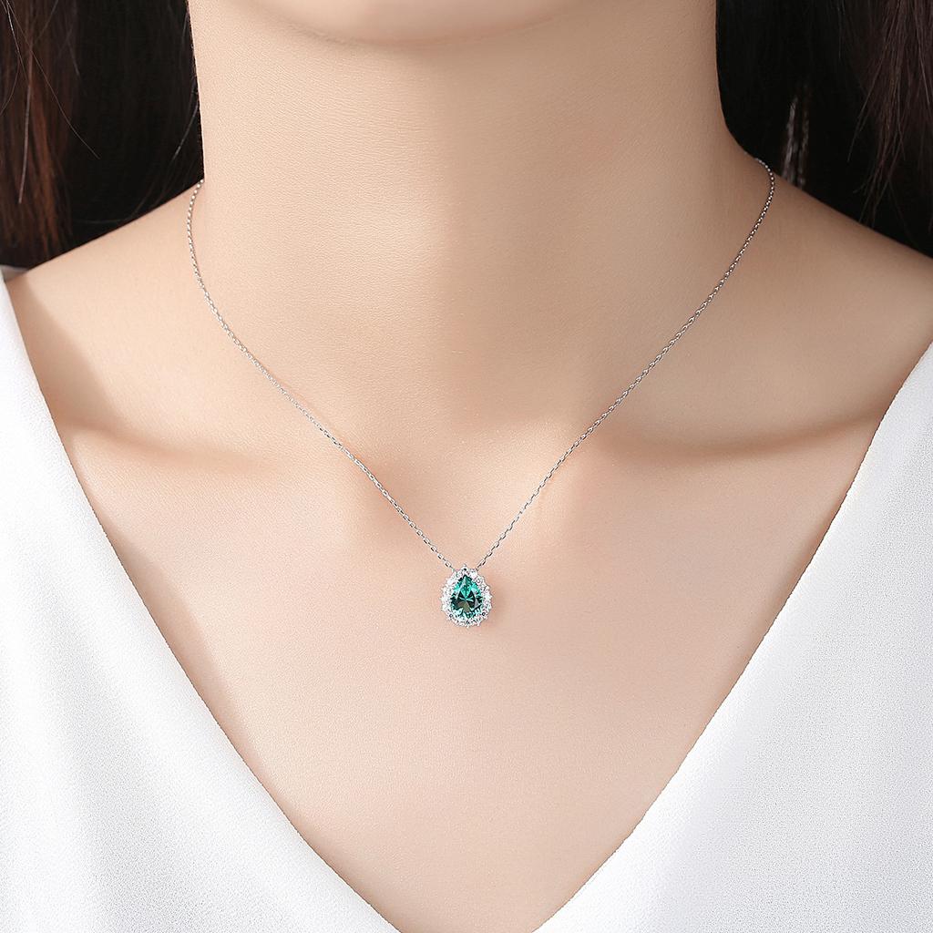 Hot Selling Trendy Silver S925 Necklace for Women Rhodium Diamond Clavicle Chain Pendant for Weddings Other Special Fashion