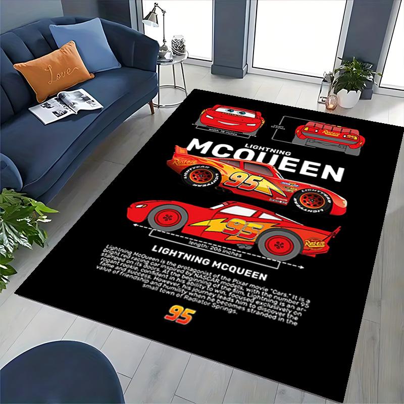 1pz Tappeto Personaggi Film Cars per Camera da Letto Soggiorno Decorazione Divano Area Giochi Casa Tappeto Tappetino Antiscivolo per Pavimento. D0730022