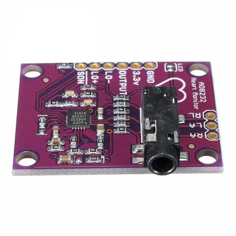 AD8232 ECGs Measurement Module for Real Time Heart Rate Signal Detection and Applications