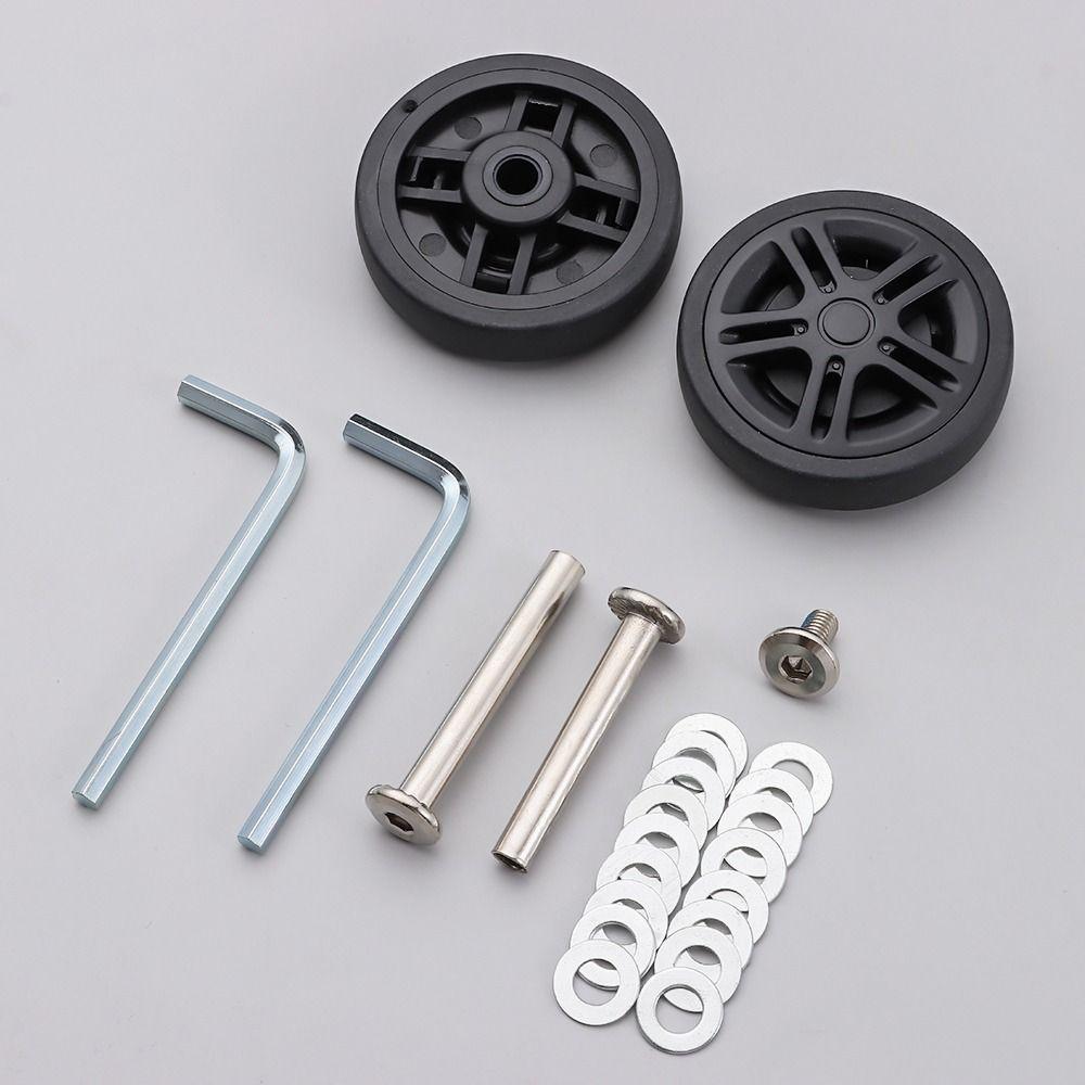 Replacement Suitcase Wheels Suitcase Parts Axles Travel Luggage Wheels  Luggage Accessories