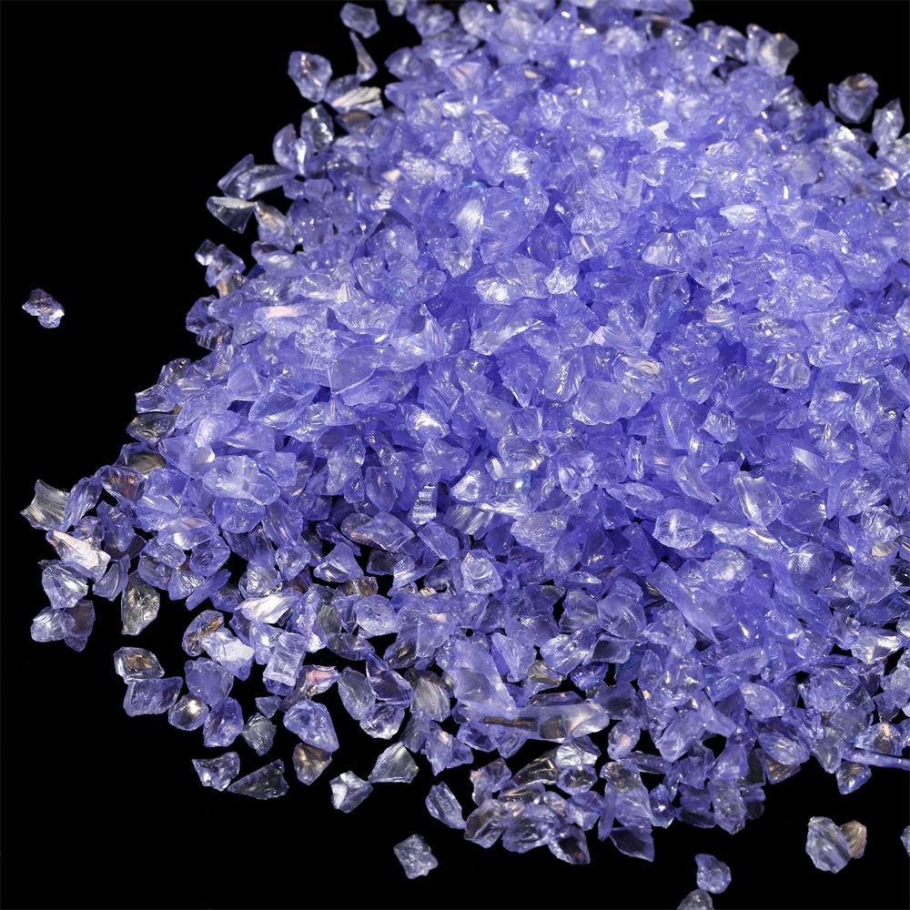 20/50g Glass Crushed Stone Irregularity Crystal Gravel Filling For DIY Epoxy Resin Mold Filler Crafts Decorative Nail Art Filler
