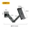Aluminum Wall Mount Tablet Stand Adjustable Swivel Bracket 4-12.9 Inch Devices