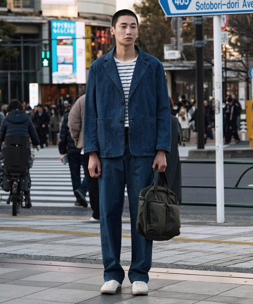 Stco Diems Natural Denim Setup Jacket Blue (Oversized)_Ddjwa01Osl