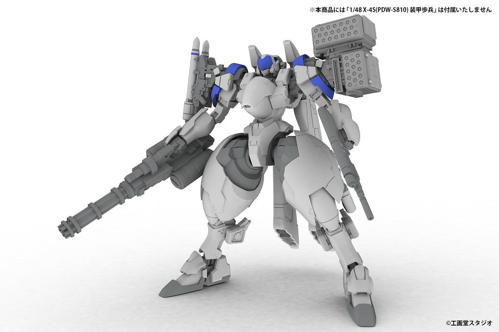 PLUM Mechanism POWERDolls 2 Armored Infantry Expansion Set D DRu35 MLC R25RCT M7A GGUN Open Hands Grip Hands 100mm Long Scale Plastic Model Kit PP254