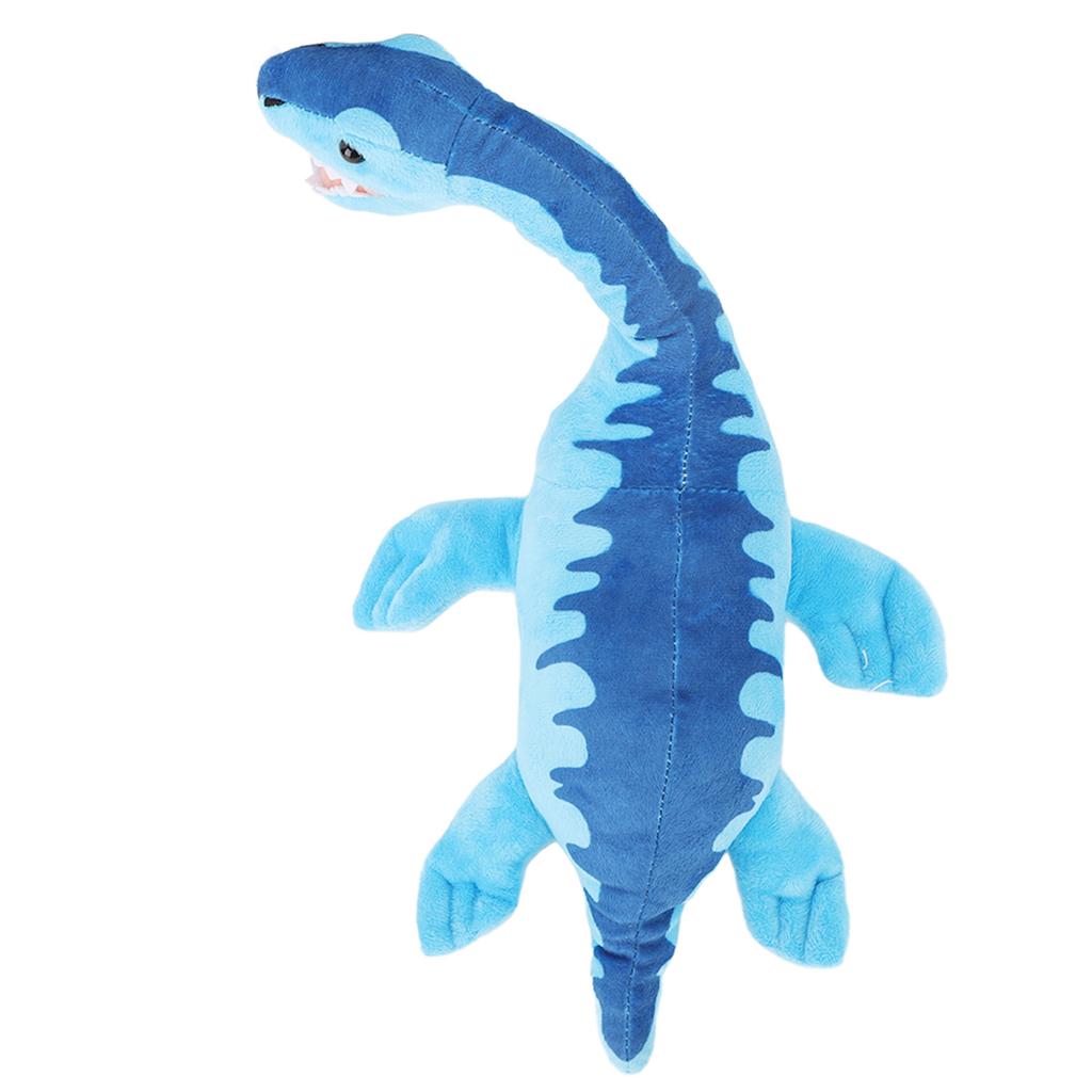 Plesiosaurus Dinosaur Plush Toy Realistic Soft Blue Dinosaur Stuffed Animal Toy for Bedroom