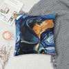 Dachshund Dog Starry Night Pillowcase Polyester Cushion Cover Decorative Wiener Sausage Doxie Pillow Case Cover Home