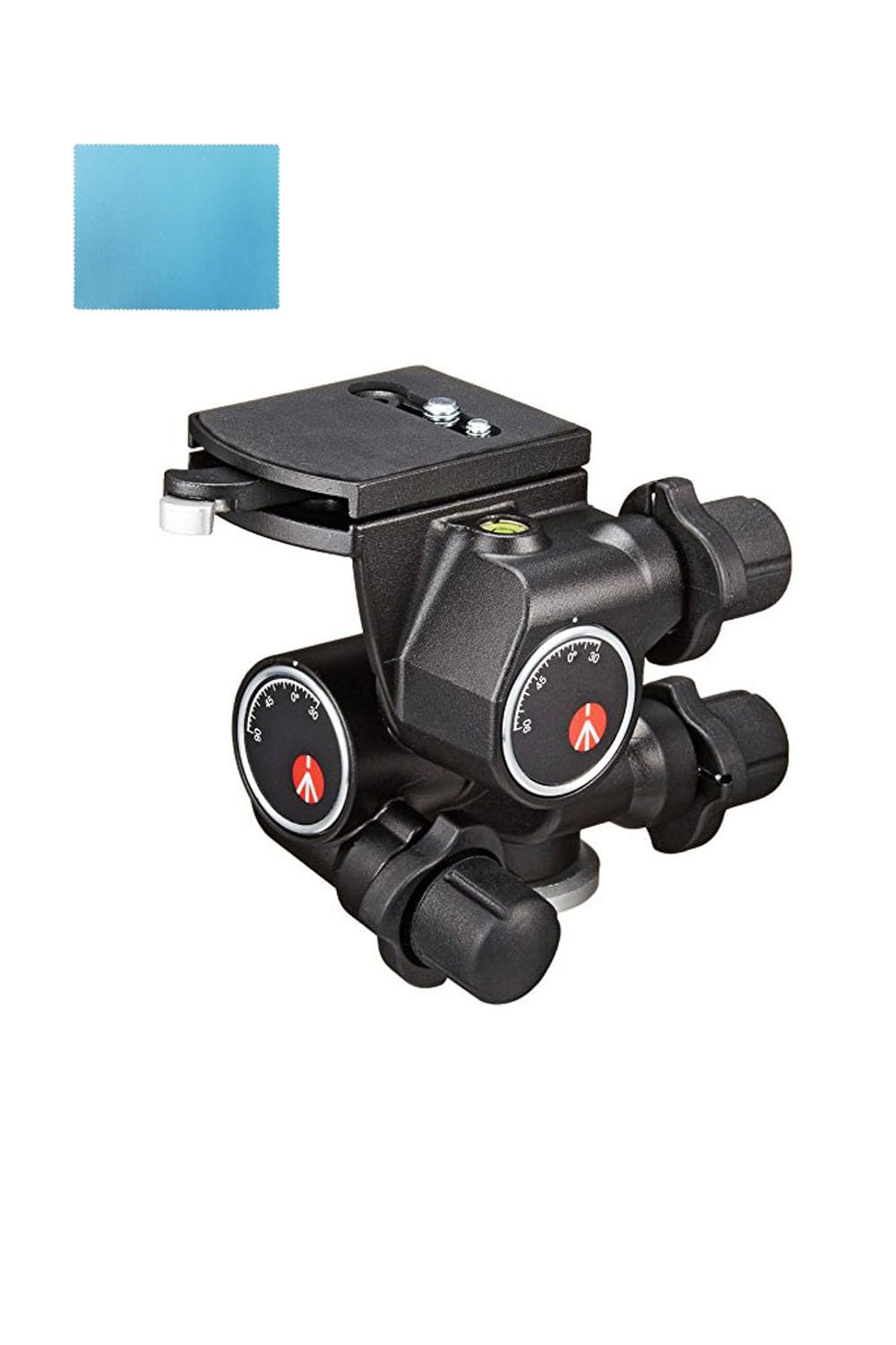 

Manfrotto Geared Junior Head with Cleaning Weight Load Capacity JP A00056BMN Cloth, 1.22kg, 5kg,