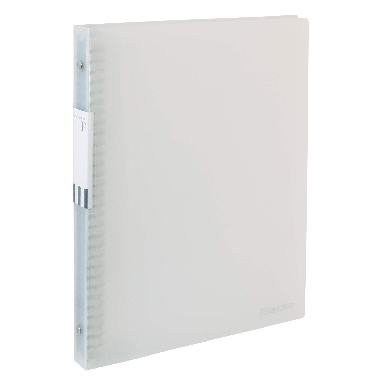 Kyokuto FOBCOOP LN40T Binder, 30-hole, A4, Clear,