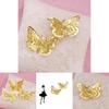 Elegant Women's Golden Butterfly Headband Hair Clip From Bungo Stray Dogs Akiko Yosano