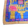 Used TORANA 9212 Carre 90 7955 Torana, ancient Indian Maurya dynasty, purple, pink, multicolored pylon silk blue,