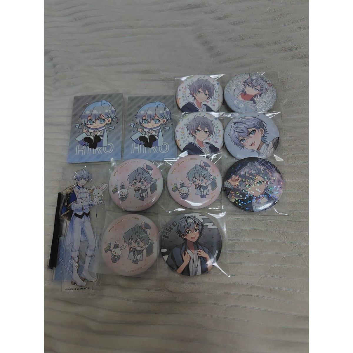 Used Colorful Peach Karapichi Karapichi Hiro Trading Card Trading Card Can Badge Acrylic Stand Acrylic Stand