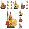 X0164 Spartan Warrior Toy Plastic Building Blocks Set Diy Bagged Packaging Abs Material