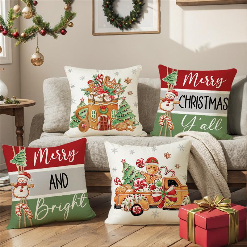 Pillowcases Without Core Christmas Pillows Bedroom Bedside Cushions Living Room Sofa Pillows
