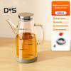Glass Oil Dispenser Bottle with Drip-Free Spout 600/800/1000ml Large Capacity Oil Pot for Vinegar Soy Sauce Food-Grade Kitchen Gadgets