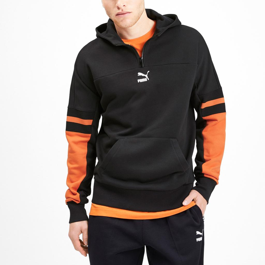 Puma Xtg Zip Casual Sport Hoodie Men Tops Black 595880-56