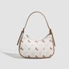 Simple summer new printed butterfly texture chain single shoulder crossbody hand carry armpit small square bag tide