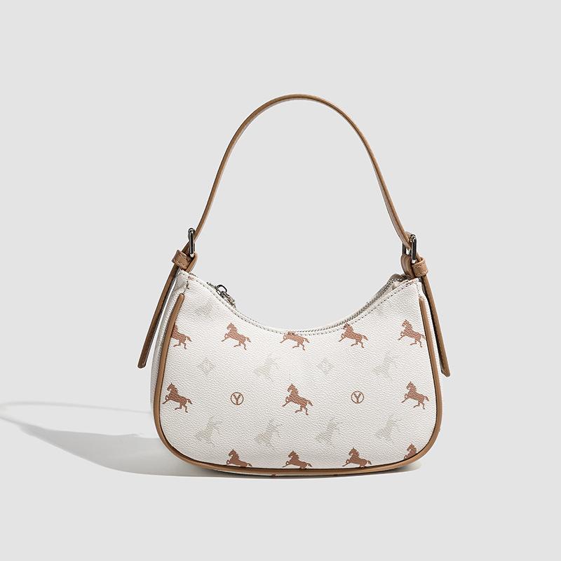 

Simple summer new printed butterfly texture chain single shoulder crossbody hand carry armpit small square bag tide