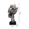 Escultura de Cara Abstracta Elegante Acento de Decoración para el Hogar