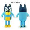 Bluey Und Bingo Familienserie Anime Actionfigur Modell Cartoon Mini PVC Puppen Ornamente Kinder Geburtstagsdekoration Spielzeug Geschenk