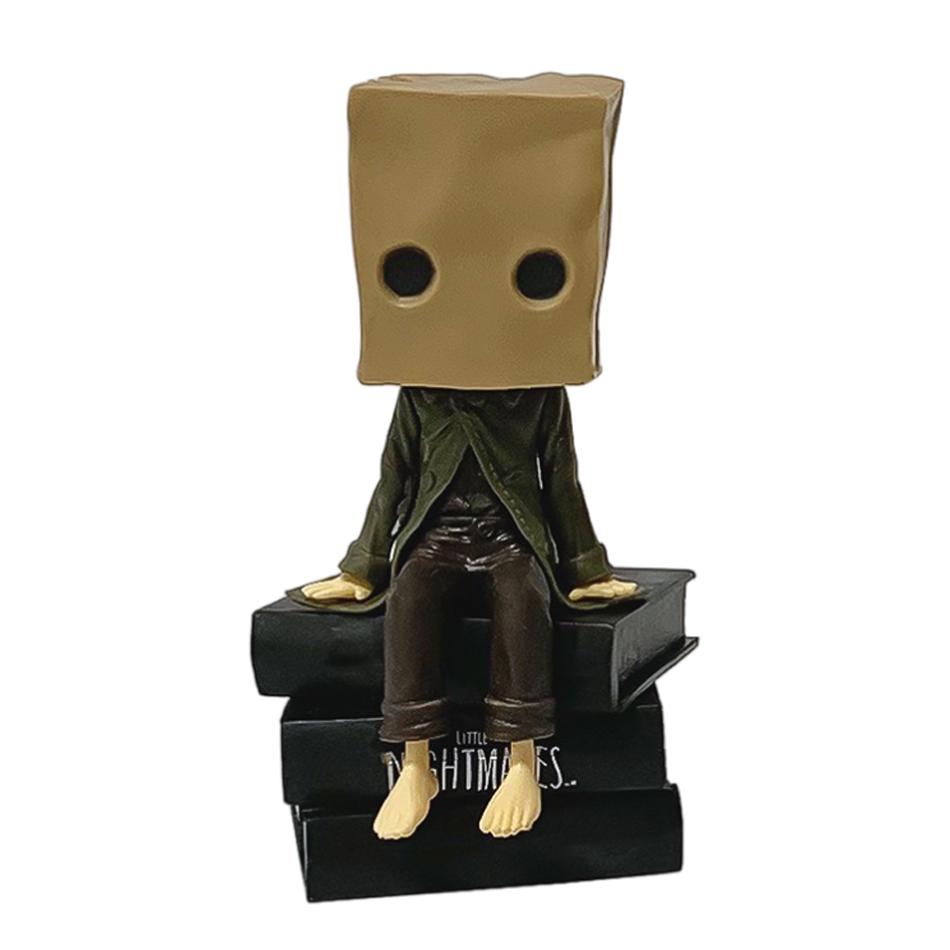 Little Nightmares Figurka Six/Mono/Leon Żółty Płaszcz Przeciwdeszczowy Anime Gra Figurka Akcji Model Kolekcjonerski Zabawka PVC Akcja Dla dorosłych Prezenty