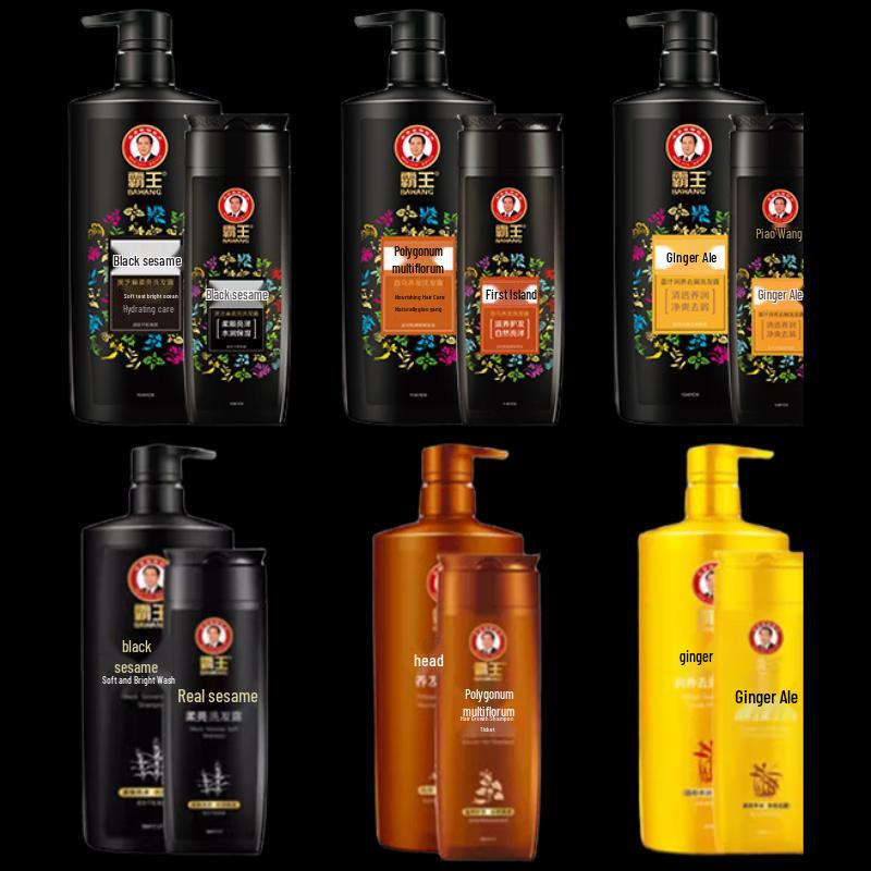 BaWang He Shou Wu Hair Nourishing Shampoo 4-Pack