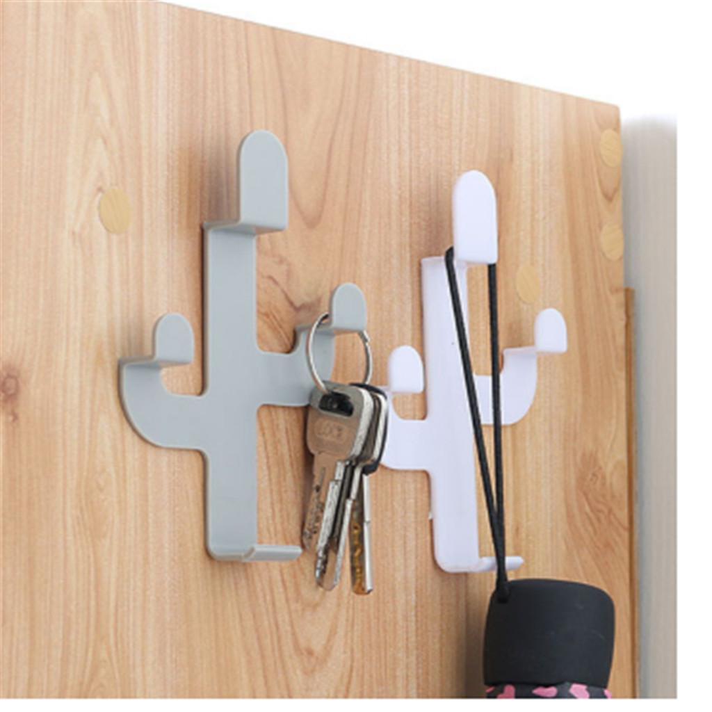 Cactus hook creative seamless wall decoration wall hanging punch sticky