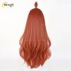 Anime Chainsmoker Cat Aruko Sakai Long 80cm Orange Brown Cosplay Anime Wig Heat Resistant Hair Halloween Party Wigs