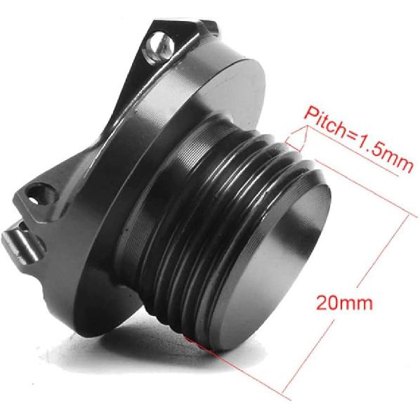 

MOWOK Motorcycle Accessories Engine Oil Filter Cap Plug Compatible For Suzuki GSXR 600 GSX-R 750 GSX-R 1000R/X gsx-r1000 2003-2021 (Red)