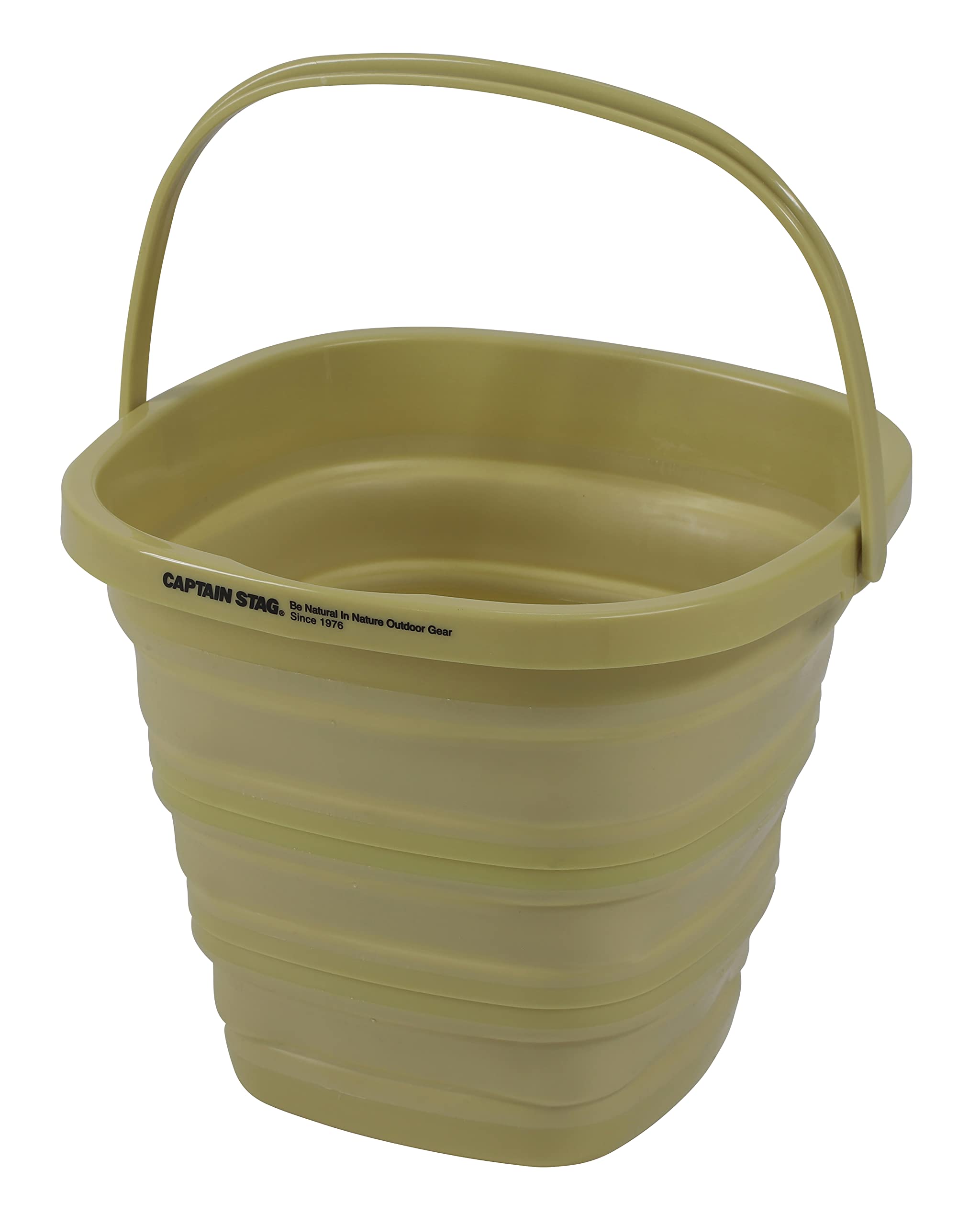 

Складной складной мягкий хаки Captain Stag (КАПИТАН ОЛЕНЬ) Ведро, Ведро, Ведро, Хранение, Компактный, UW-1534