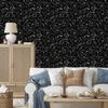 Black glitter wallpaper black, graphite, brown and gray 50x1000