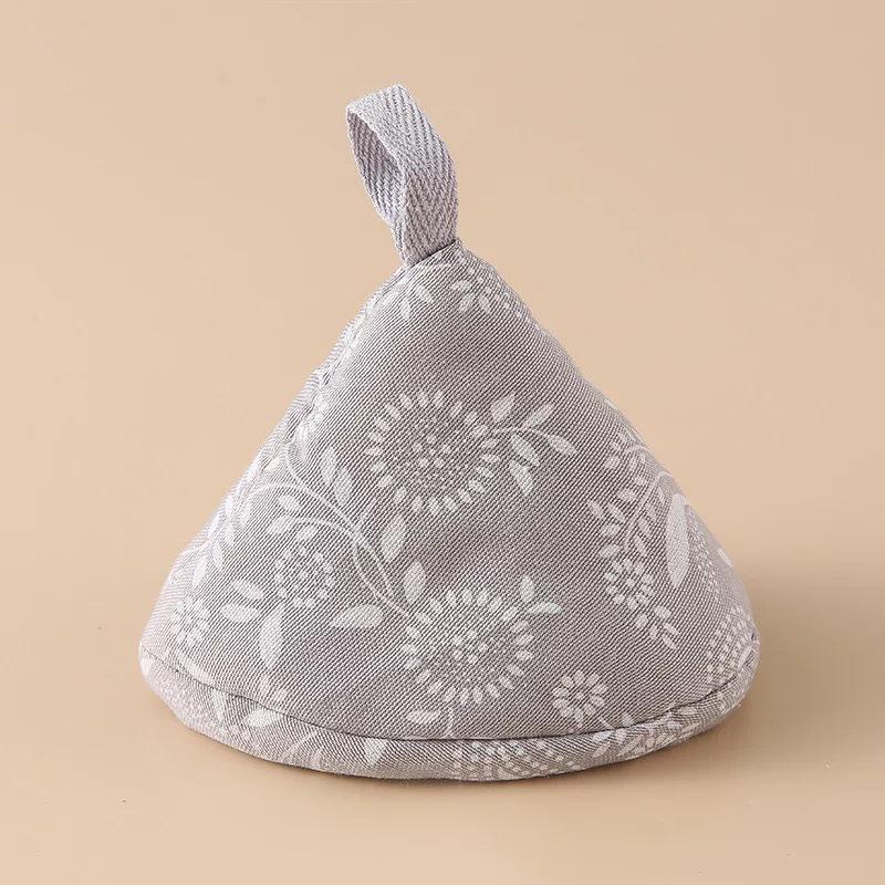 Japanese Triangle Anti-Scald Pot Lid Handle & Ear Covers - Heat Insulation Gloves for Cast Iron Cookware