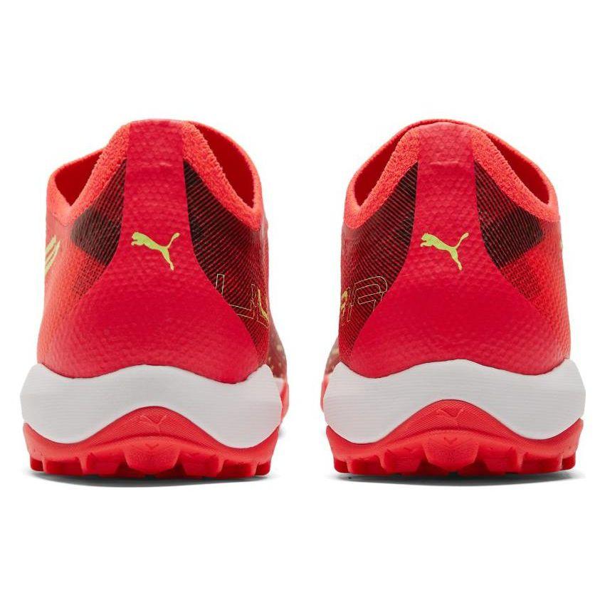 Puma Ultra Match Round Toe Lace-Up TT (Rubber Studs) Soccer Shoes Men Soccer Shoes Orange Green 106903-03