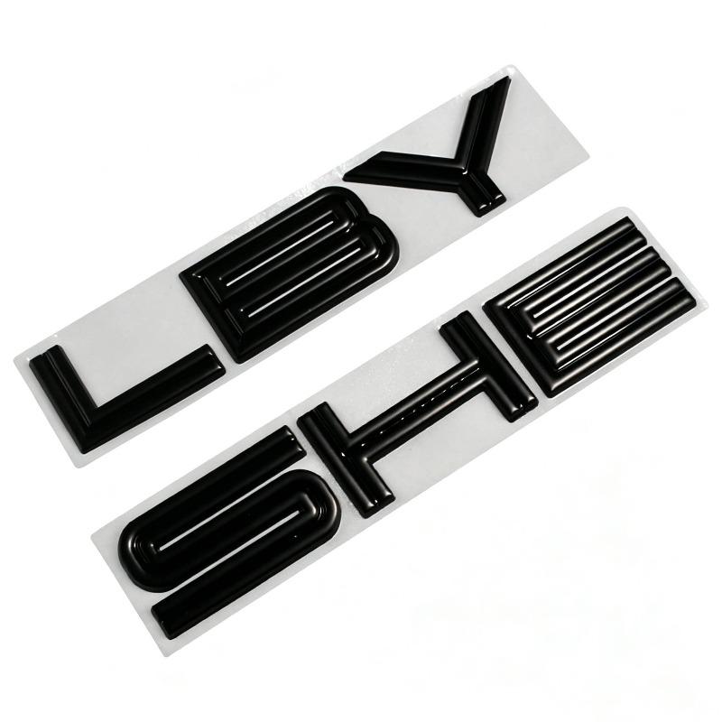 Suitable for SHELBY English nose cover car logo GT modification personalized 3D three-dimensional car sticker