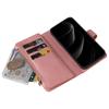 Flip Zipper Magnetic Card Solt Leather Wallet Case For iPhone 17 Pro Max 16 Plus 15 Plus 14 13 12 11 Shockproof Hand Strap Cover