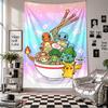 Wall TapestryPokémon Art Hanging Cloth Decorative Background Cover for Room Decoration