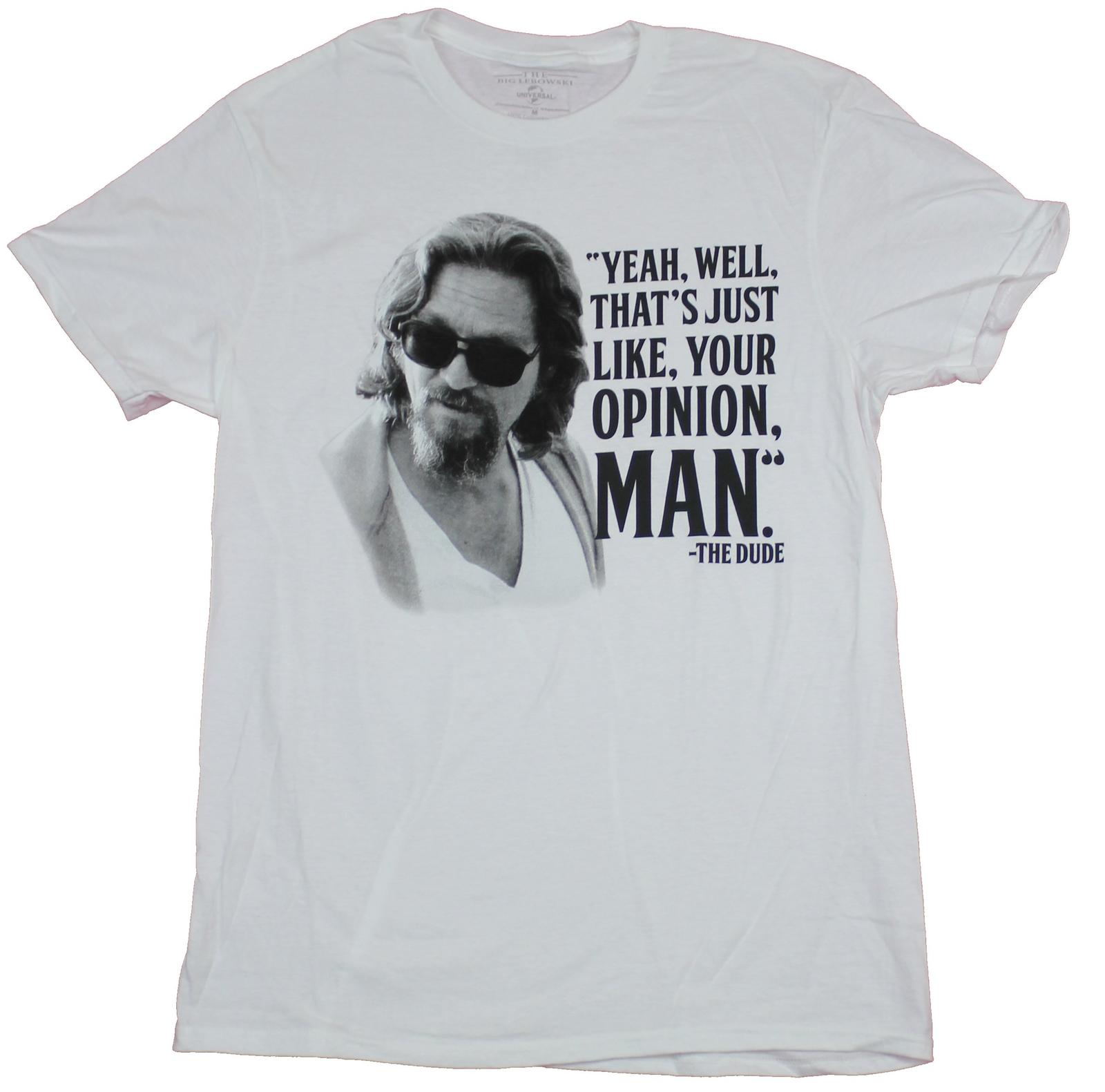 The Big Lebowski Adult New T-Shirt - That s Your Opinion Man M