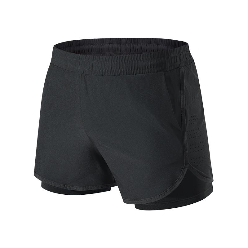 

Мужские быстросохнущие дышащие спортивные шорты 2-в-1 для тренировок и марафона EU S (110-120 jin)