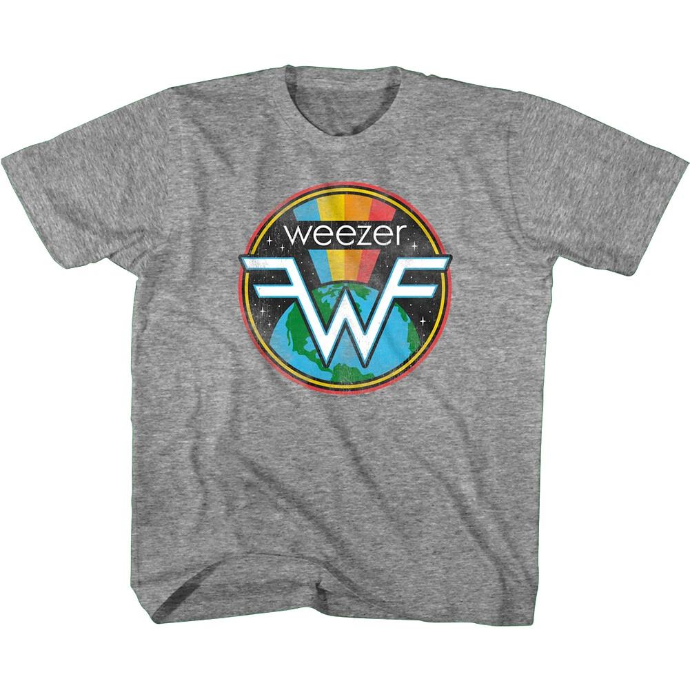 Weezer Space Logo Kids T Shirt Pacific Daydream Album Rock Band Toddler Child 2XL