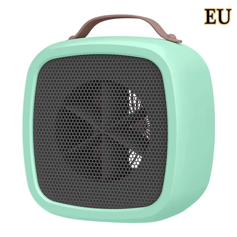 500W Mini Portable Heaters Desktop Mutes Fast Heating Warmer Fan PTC-Ceramic Warm Air Heaters for Indoor Office Winter