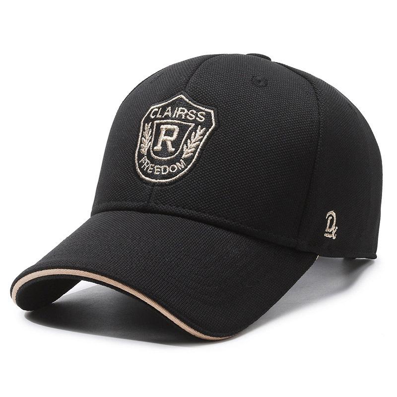 

Вышитая бейсболка с ананасом - Мужская спортивная кепка-утка для весны и осени Adjustable