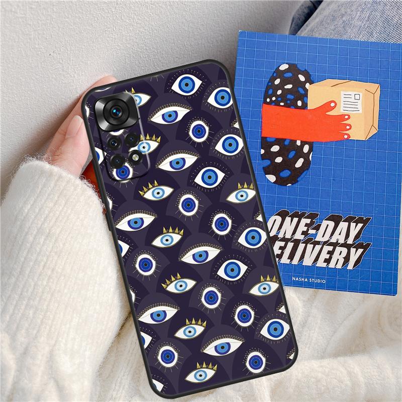 Evil Eye Funda For Xiaomi Redmi Note 14 Pro 13 9 10 11 12 9S 10S 11S 12S Redmi 13C 10C 12C 14C Case