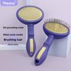 Pet Comb For Cats And Dogs With Plastic Pins For Fur Removal And Deshedging