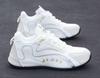 Men’s Trendy Korean-Style White Leather Sports Shoes - Comfortable, Height-Boosting, Soft Sole Casual Sneakers