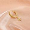Cuff Earring with Star Dangles for Women, Ear Cuff Non Pierced, Fake Helix Piercing