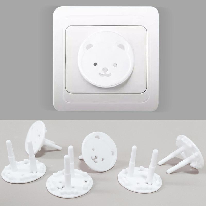 10/20/50PCS Baby Safety Child Electric Socket Outlet Plug Protection Security Two Phase Safe Lock Cover Kids Sockets