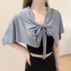 Multifunctional Ice Silk Tie Shawl Portable Tennis Hip-covering Skirt  Sports Activities