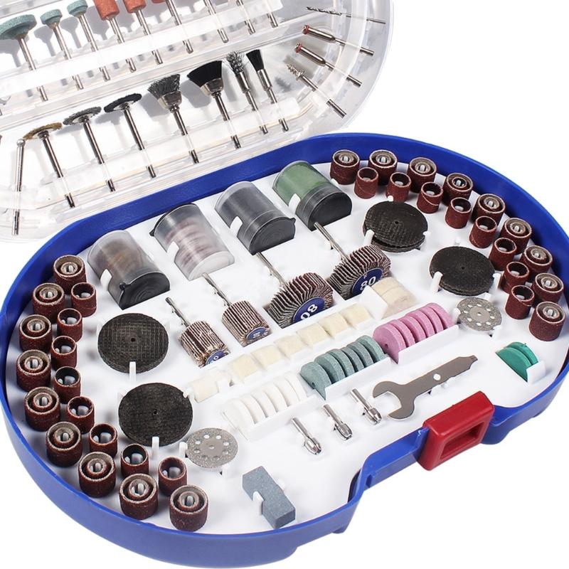 Completes 276 Piece Set of Rotary Tool Attachments Kits Grinding Heads for DIY Enthusiasts and Professional Craftsmen